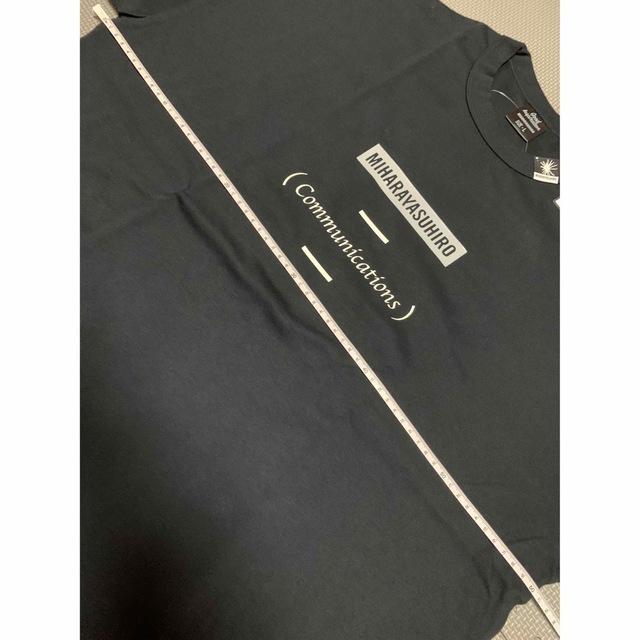 MIHARAYASUHIRO(ミハラヤスヒロ)のミハラヤスヒロ gu コラボ商品　Tシャツ L 新品　タグ付き　デカTシャツ 黒 メンズのトップス(Tシャツ/カットソー(半袖/袖なし))の商品写真
