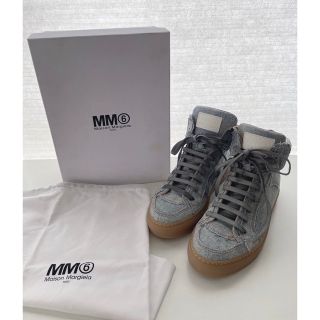 エムエムシックス(MM6)の【新品】MM6 MaisonMargiela  デニム ハイカットスニーカー(スニーカー)