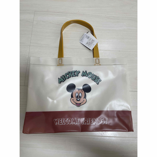 ディズニー(Disney)の新品未使用品　タグ付き　ミッキーマウス　レトミ　プールバッグ　保育園準備　(マリン/スイミング)