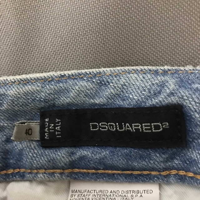 【ダメージ加工】DSQUARED2♡デニム♡クラッシュ♡ペイント 40サイズ