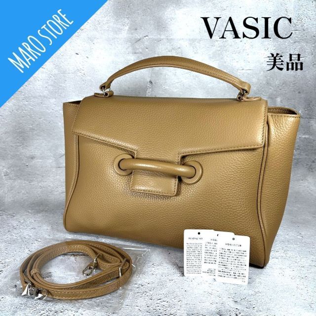 【美品】VASIC EVER エバー ハンドバッグ ショルダー2wayのサムネイル