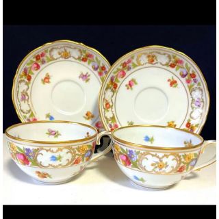 エインズレイ(Aynsley China)のドレスデンフラワー　シューマンババリア　2期セット　⑤⑥(食器)