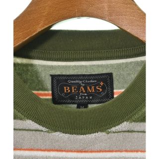 BEAMS PLUS Tシャツ・カットソー M 緑xグレー等(ボーダー)