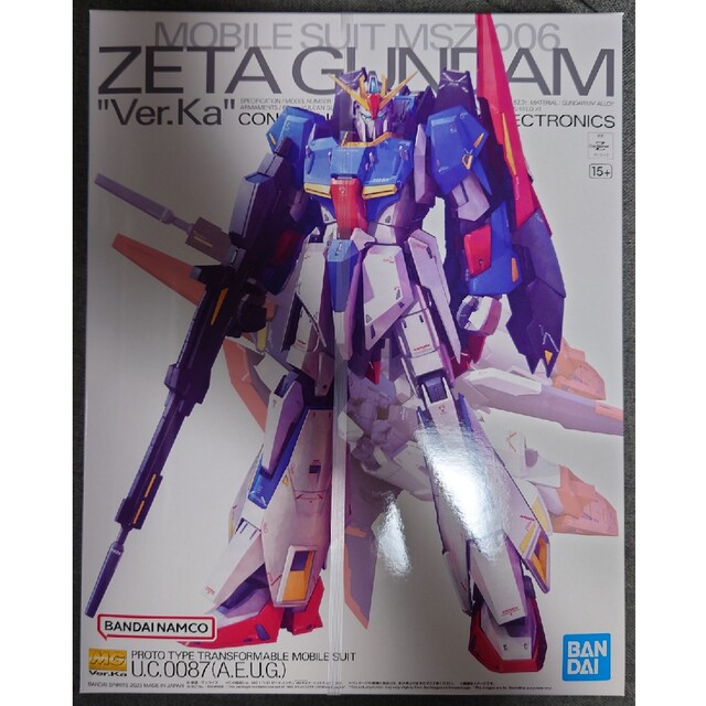 MGゼータガンダムVer.Ka未組立・送料込 MGゼータガンダムVer.Ka未組立・送料込