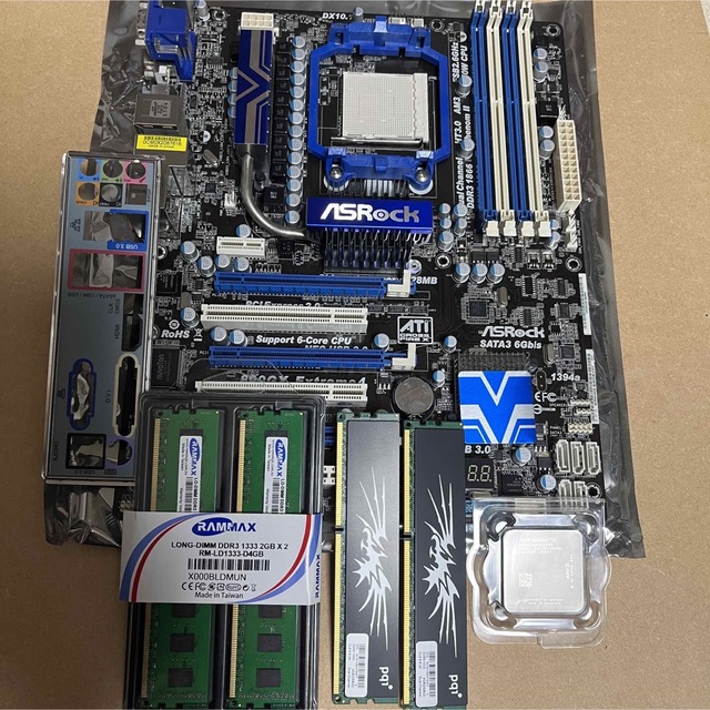 ASRock 890GX Extreme4 CPU メモリセット