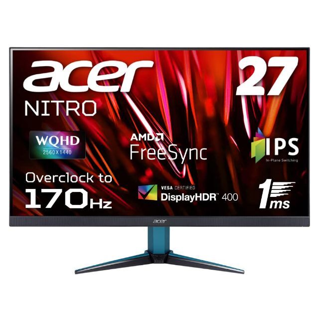 Acer ゲーミングモニター Nitro 27インチ WQHD VG271UPb | www.jarussi