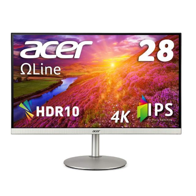 Acer モニター OmegaLine CB282Ksmiiprfx 28インチ 有名ブランド