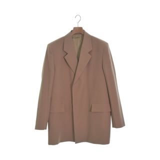 JIL SANDER テーラードジャケット 50(XL位) ピンクベージュ