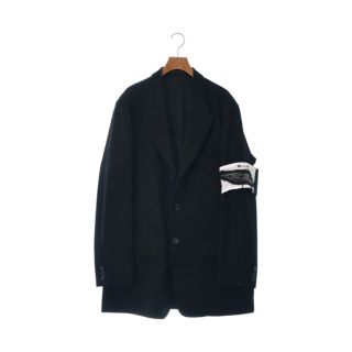 ヨウジヤマモトプールオム(Yohji Yamamoto POUR HOMME)のyohji yamamoto POUR HOMME ジャケット 2(S位) 黒 【古着】【中古】(その他)