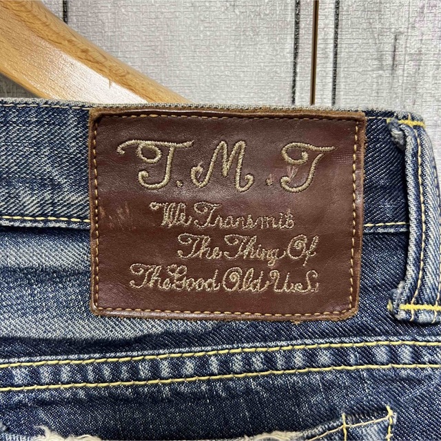 TMT(ティーエムティー)のT.M.T クラッシュ加工デニム！日本製！ メンズのパンツ(デニム/ジーンズ)の商品写真