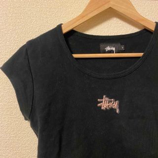 ステューシー(STUSSY)のvintage stussy 90s tシャツ 古着　ラメ(Tシャツ(半袖/袖なし))