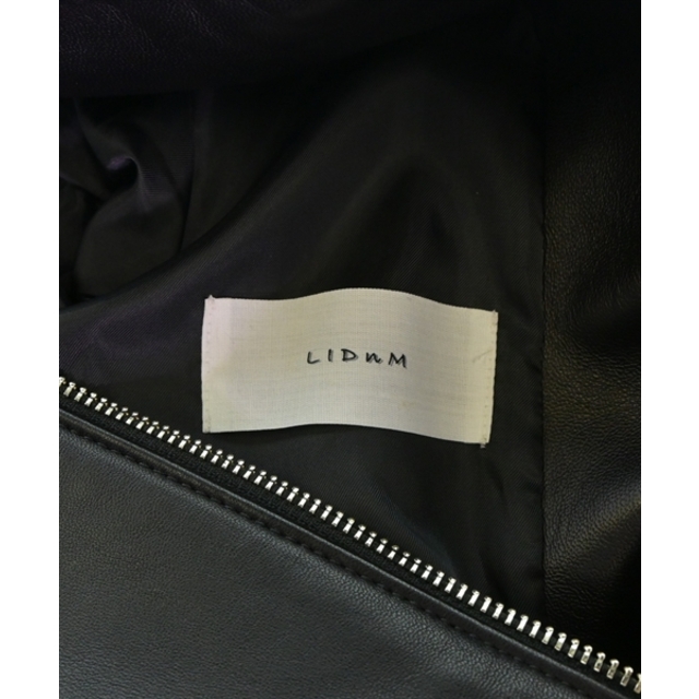 LIDNM(リドム)のLIDnM リドム ライダース L 黒 【古着】【中古】 メンズのジャケット/アウター(ライダースジャケット)の商品写真