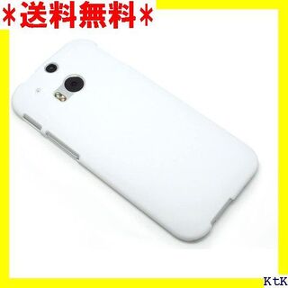 ４ HTC One M8 用 シンプル シェルカバー ホワイト 787(モバイルケース/カバー)