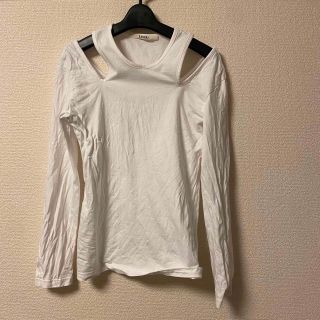 LIMI feu - limi feu カッティング 肩開き Tシャツ カットソー 肩出し