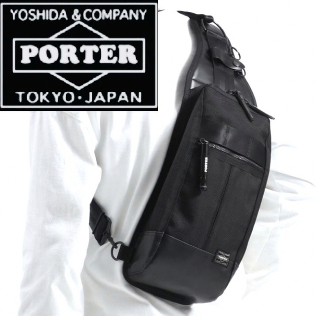 名品！PORTERポーター　ヒート  ワンショルダー　ボディバッグ定価3.8万円