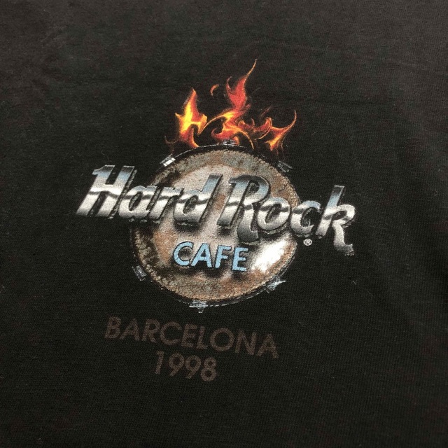 Hard Rock CAFE(ハードロックカフェ)の90s 1998 Hard Rock Cafe 黒 ギター tシャツ バイカー メンズのトップス(Tシャツ/カットソー(半袖/袖なし))の商品写真