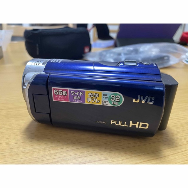 Victor(ビクター)のVictor・JVC GZ-E565-A スマホ/家電/カメラのカメラ(ビデオカメラ)の商品写真