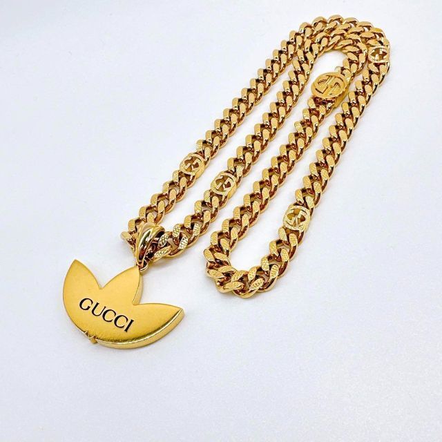 最先端 ゴールド チェーン グッチ×アディダス - Gucci メタル ブランド