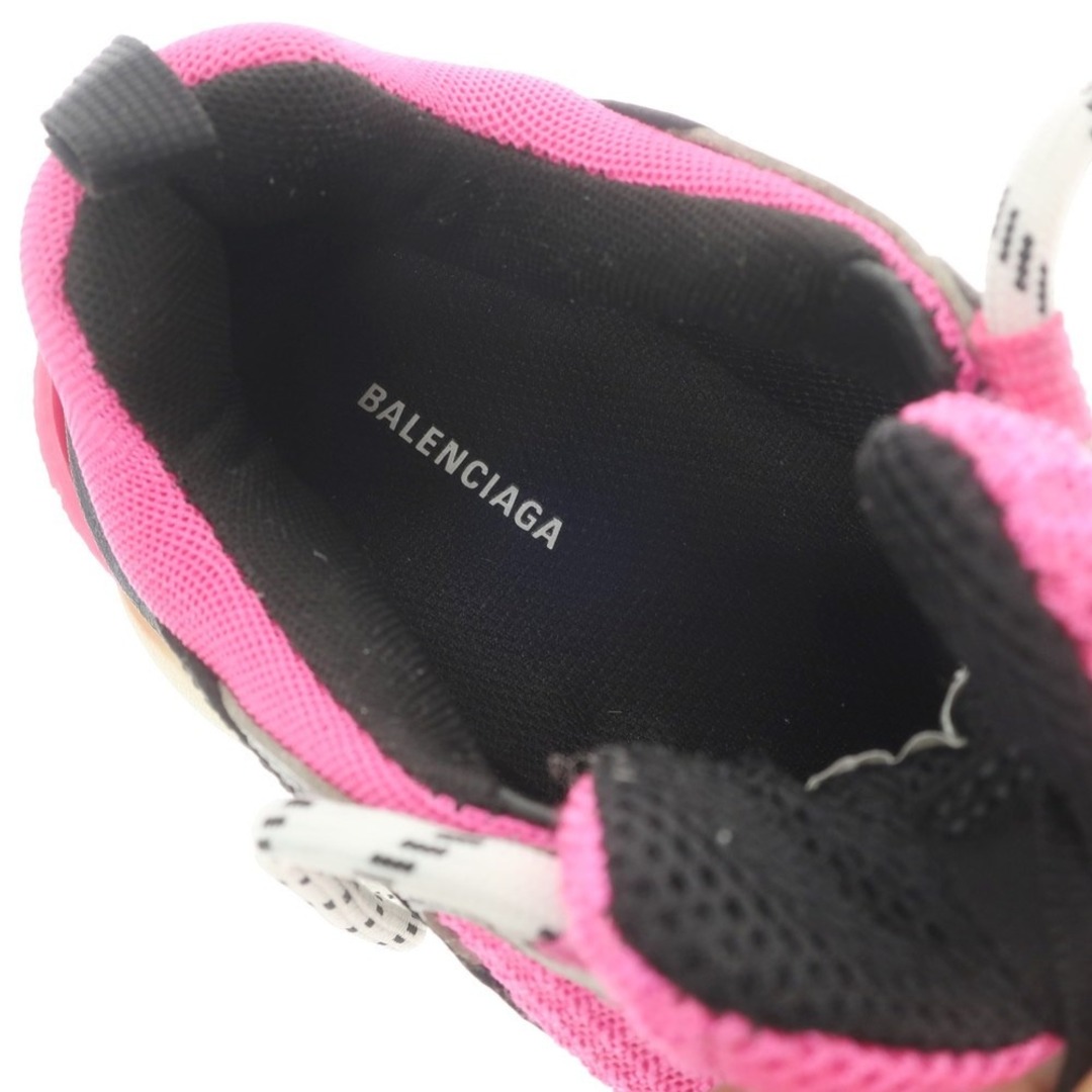 Balenciaga(バレンシアガ)の【中古】バレンシアガ BALENCIAGA Triple S ダットシューズ スニーカー ピンクxブラック【サイズ36】【レディース】 レディースの靴/シューズ(スニーカー)の商品写真