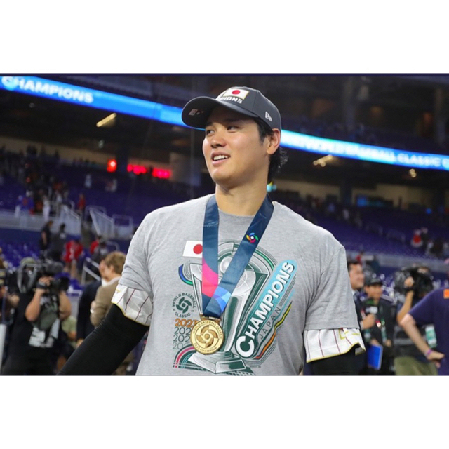 侍ジャパン WBC優勝記念レプリカTシャツ ★大谷翔平選手Mサイズ