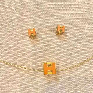 HERMES ピアス　ネックレス　セット