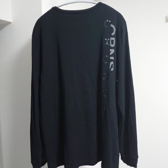 CRONOS クロノス ロングスリーブ Mサイズ オールブラック フィットネス メンズのトップス(Tシャツ/カットソー(七分/長袖))の商品写真