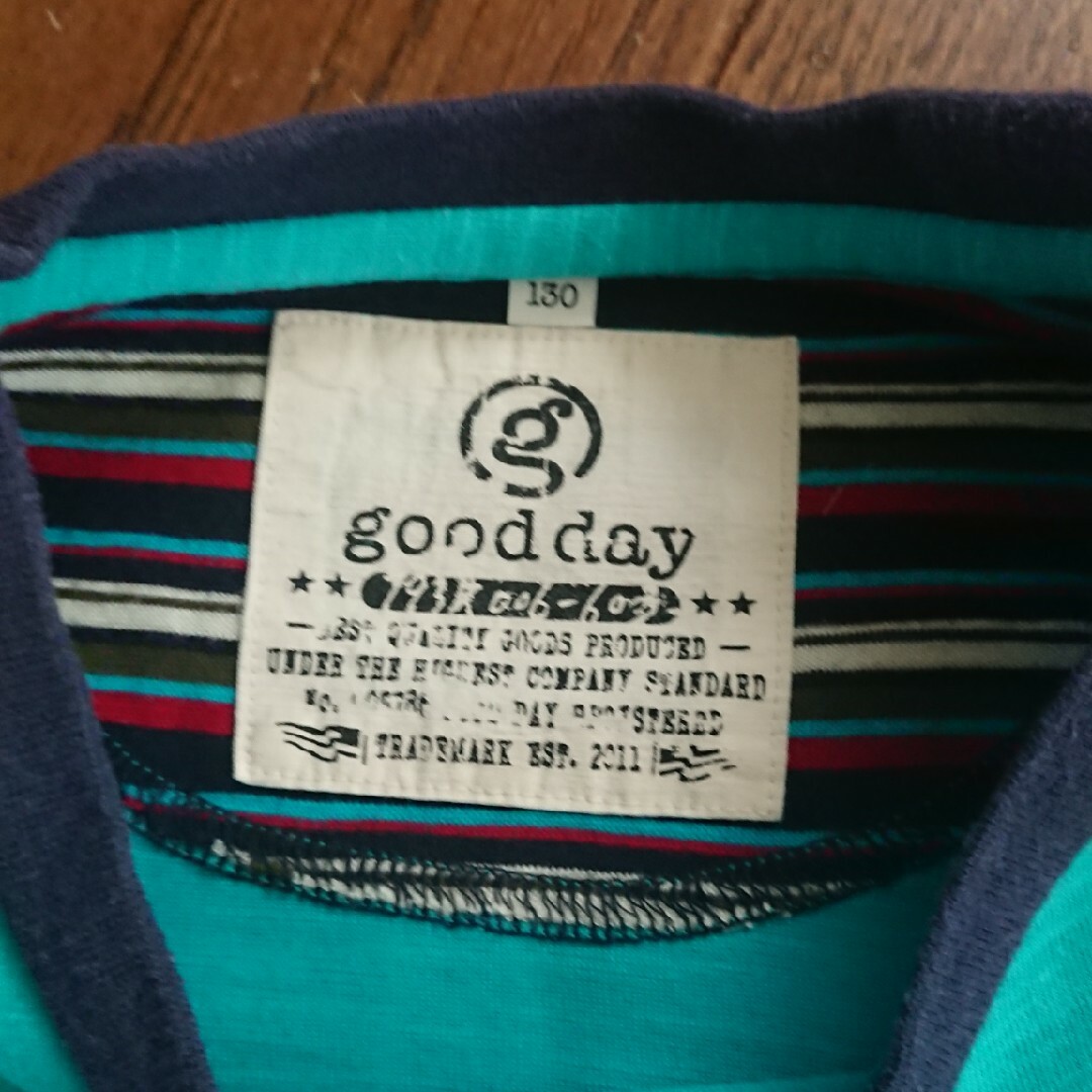 good day 半袖Tシャツ 130cm キッズ/ベビー/マタニティのキッズ服男の子用(90cm~)(Tシャツ/カットソー)の商品写真