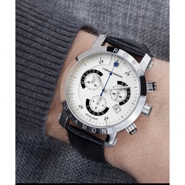 CHRONOSWISS(クロノスイス)の定価23万円　Chrono Diamond 10600H ダイヤモンド　スイス メンズの時計(腕時計(アナログ))の商品写真