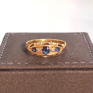 18ct アンティーク ボートリング(リング(指輪))