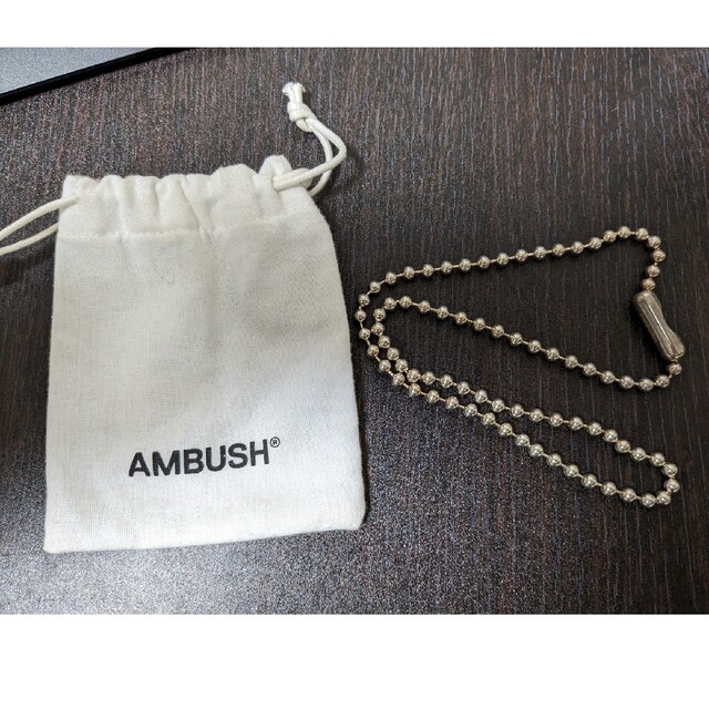 AMBUSH　シルバーボールチェーンネックレス BALL CHAIN 925
