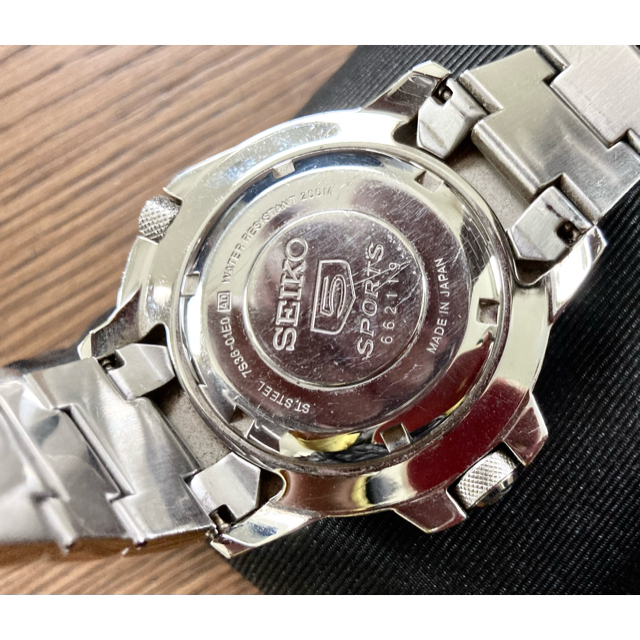 SEIKO 5 SPORTS ホワイトアトラス SKZ207J1 美品