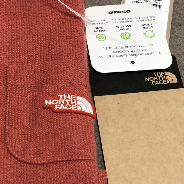 THE NORTH FACE(ザノースフェイス)のオーガニックコットンワンピース【ノースフェイス】登山・キャンプ・ロゴワッペン キッズ/ベビー/マタニティのキッズ服女の子用(90cm~)(ワンピース)の商品写真