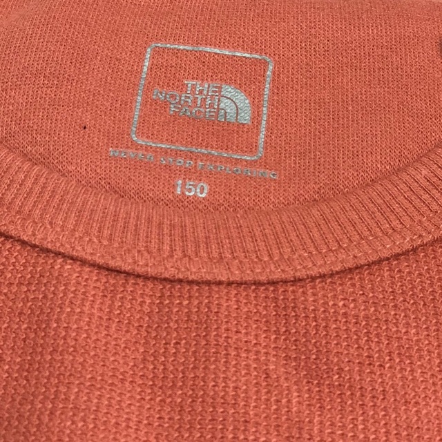 THE NORTH FACE(ザノースフェイス)のオーガニックコットンワンピース【ノースフェイス】登山・キャンプ・ロゴワッペン キッズ/ベビー/マタニティのキッズ服女の子用(90cm~)(ワンピース)の商品写真