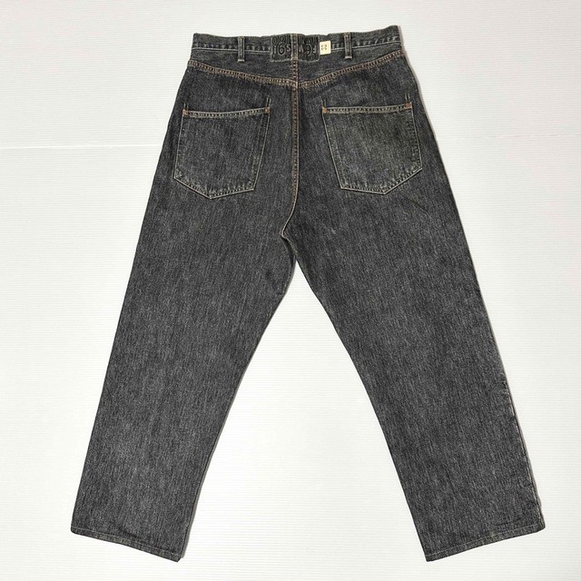 新作! TENDERLOIN デニム パンツ ブラック ウォッシュ 黒 32 M