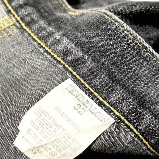新作! TENDERLOIN デニム パンツ ブラック ウォッシュ 黒 32 M