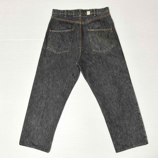 新作! TENDERLOIN デニム パンツ ブラック ウォッシュ 黒 32 M