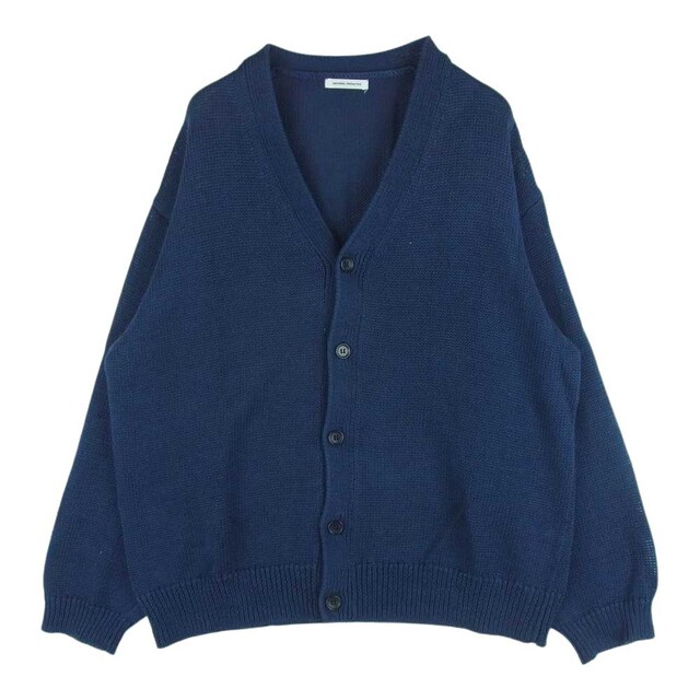 ユニバーサルプロダクツ UNIVERSAL PRODUCTS 201-60201 DRY COTTON KNIT CARDIGAN ドライ コットン ニット カーディガン ネイビー系 2