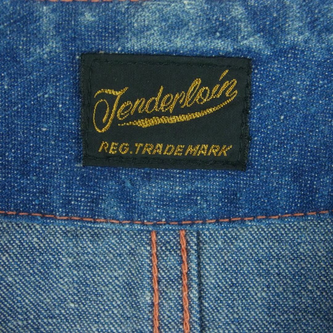 TENDERLOIN テンダーロイン T-ENGINEER VEST エンジニア デニム ベスト コットン 日本製 インディゴブルー系 S 3