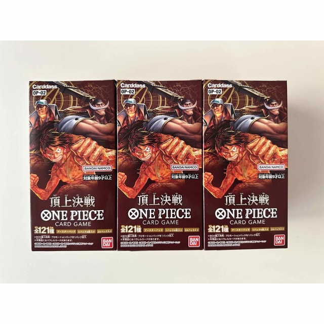 ONE PIECE ワンピース カードゲーム 新品未開封  頂上決戦　3BOXBox/デッキ/パック