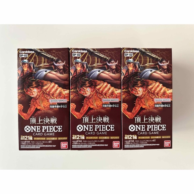 ONE PIECE ワンピース カードゲーム 新品未開封 頂上決戦 3BOX 10800円