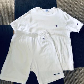 チャンピオン(Champion)のChampion チャンピオントレーナー スウェット 半袖 ハーフパンツ 短パン(トレーナー/スウェット)