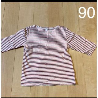 ムジルシリョウヒン(MUJI (無印良品))の74.七分  シャツ《90》(Tシャツ/カットソー)