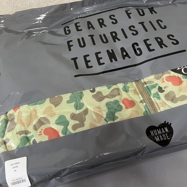 HUMAN MADE(ヒューマンメイド)のHUMAN MADE GDC HEART CAMO JACKET 2XL メンズのジャケット/アウター(Gジャン/デニムジャケット)の商品写真