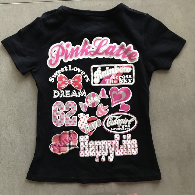 PINK-latte(ピンクラテ)のピンクラテ　130㎝　プリントTシャツ キッズ/ベビー/マタニティのキッズ服女の子用(90cm~)(Tシャツ/カットソー)の商品写真