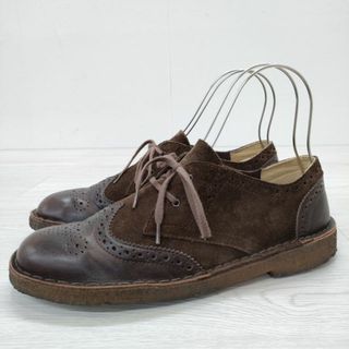 クラークス(Clarks)のClarks Desert Khan 定価24200円 UK8 シューズ・靴 ブラウン メンズ クラークス【中古】3-0417G◎(その他)