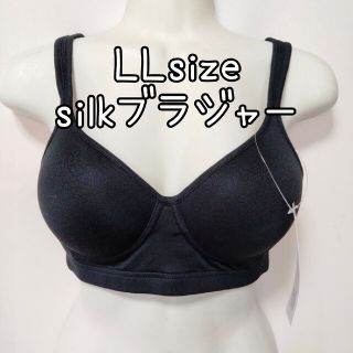 キャロン(CARON)の【LL】キャロンシルクブラジャーブラック(ブラ)