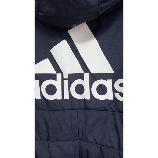 adidas(アディダス)のアディダス　ベンチコート 140 キッズ/ベビー/マタニティのキッズ服女の子用(90cm~)(ジャケット/上着)の商品写真