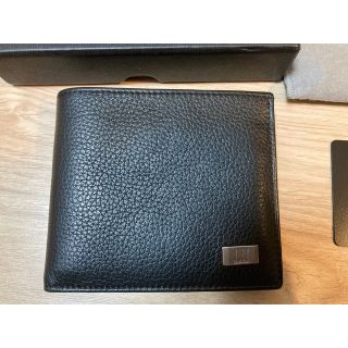 Dunhill - 新品 未使用 箱あり dunhill ダンヒル 二つ折り 札入れ 黒の