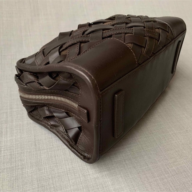 極美品 LOEWE アマソナ 29 限定品 編み込み ハンドバッグ ブラウン