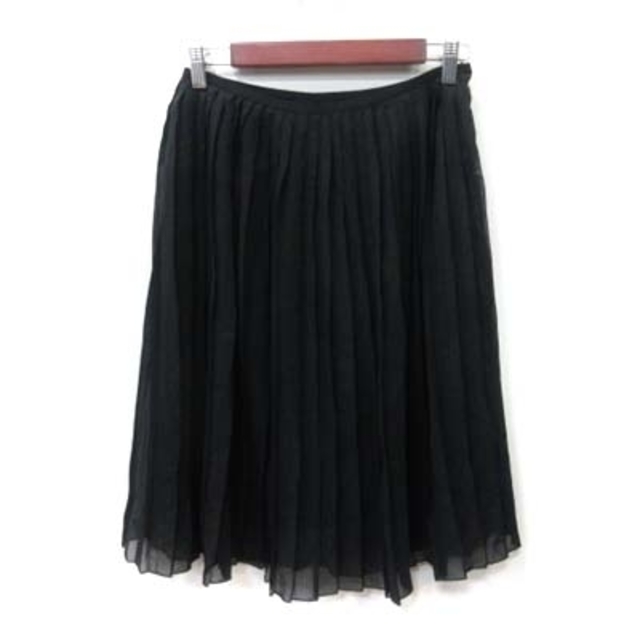 DES PRES(デプレ)のデプレ プリーツスカート ミモレ ロング 1 黒 ブラック /YI レディースのスカート(ロングスカート)の商品写真